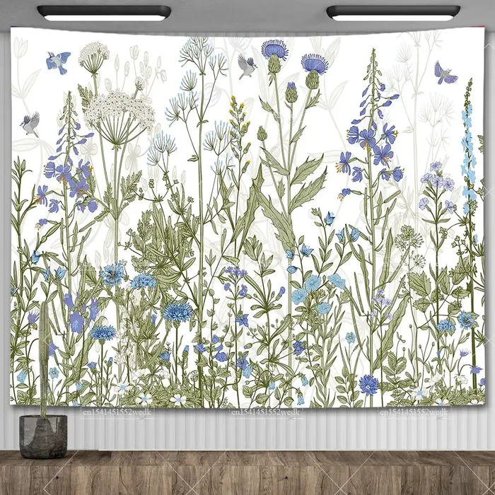 Tapisserie murale de plantes botArabes