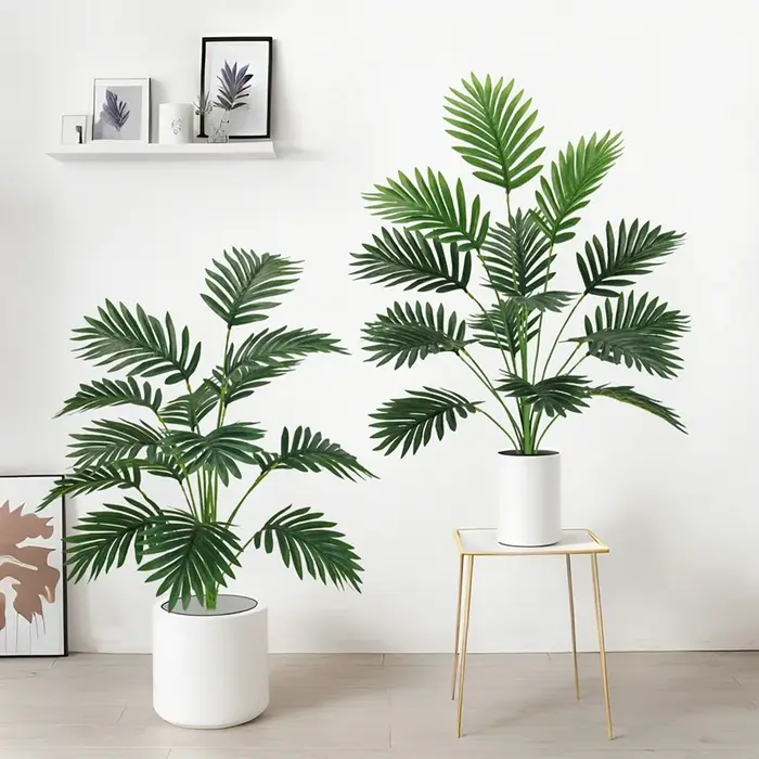 Plantes vertes artificielles de grande taille (50-90 cm) : tournesols