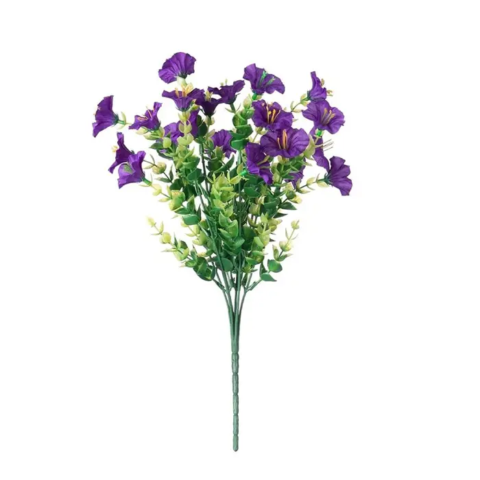 Guirlande de fleurs artificielles Morning Glory pour mariage, décoration de table, fêtes, extérieur,