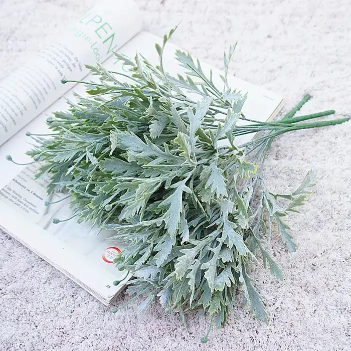 Plante de fleur artificielle de cuir chevelu de chrysanthème pour la maison
