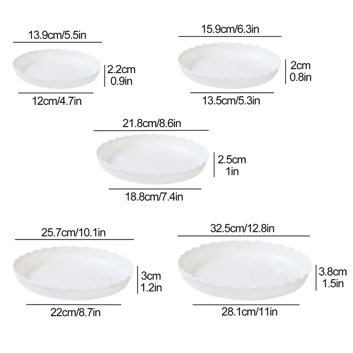 Base de châssis mobile ronde goutte à goutte, plante en plastique durable, décoration intérieure et 