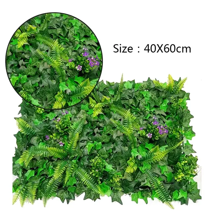 40*60 cm pelouse artificielle plante herbe mur toile de fond fleurs