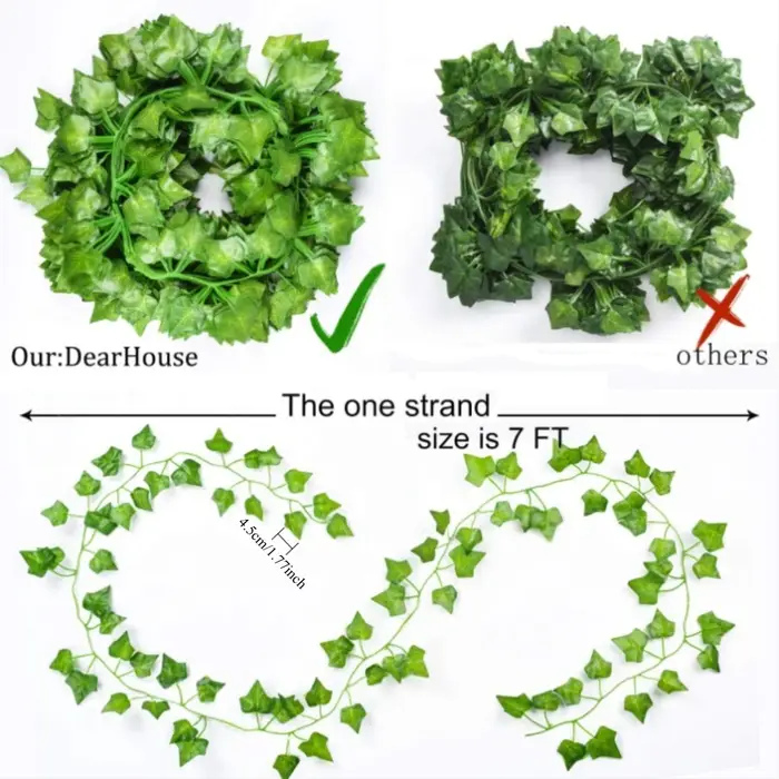 Guirlande de lierre artificiel résistant aux UV