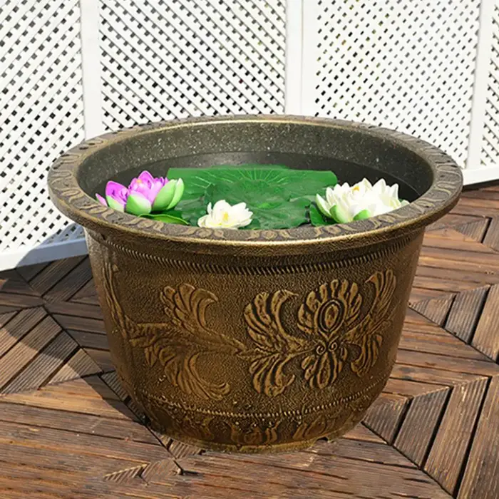 Grand Pot de fleur épais avec trou de Drainage