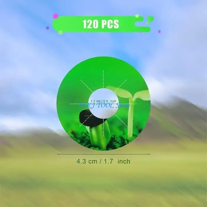 Étiquettes autocollantes pour plantes hydroponiques, 100/120 pièces, L8RC