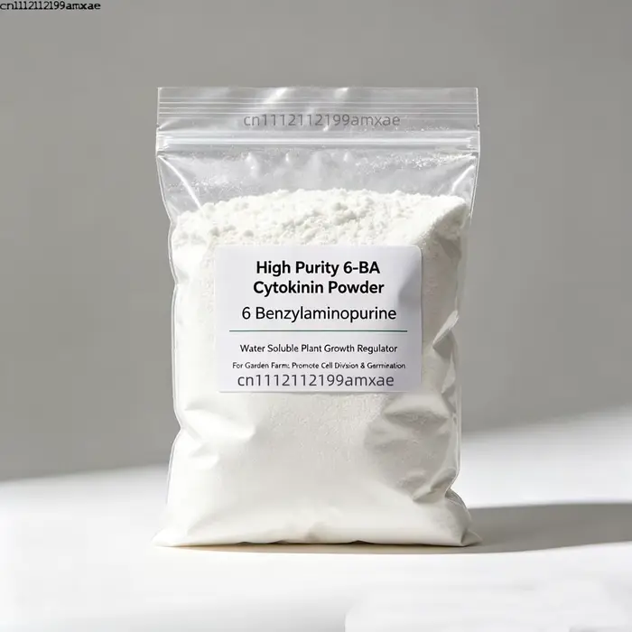 Poudre de Cytokinine 6-BA (6-Benzylaminopurine) Régulateur de Croissance Végétale pour Jardin et Fer