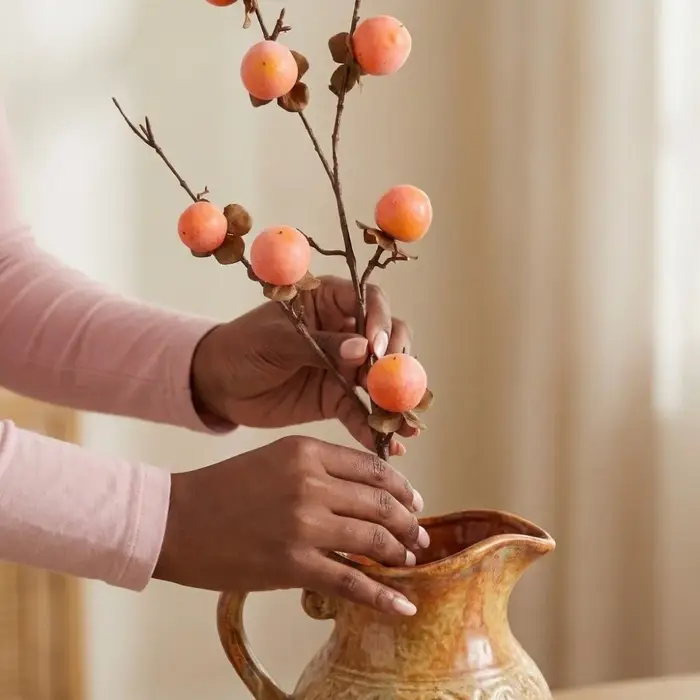 8 Branches artificielles de kaki