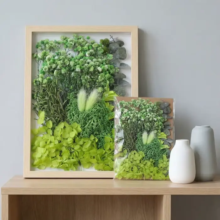 Fleurs d'hortensia naturelles préservées en vrac
