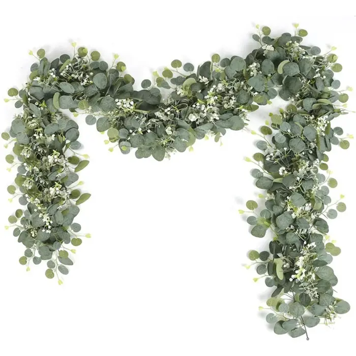 Plante artificielle, feuille verte