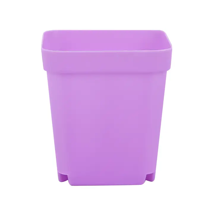 Mini pot de fleurs carré coloré pour le jardinage, petit pot succulent carré noir, 7x7cm, escalade d
