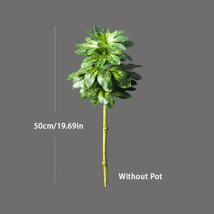 Grandes plantes artificielles Monstera de 50-92 cm, fausses feuilles de palmier, feuilles vertes de 