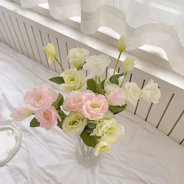 Fausses fleurs artificielles Lisianthus