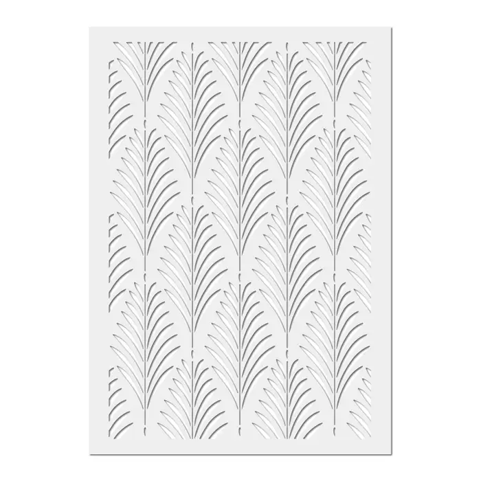 1PC Pochoir de dessin A4 en forme de feuille de palmier