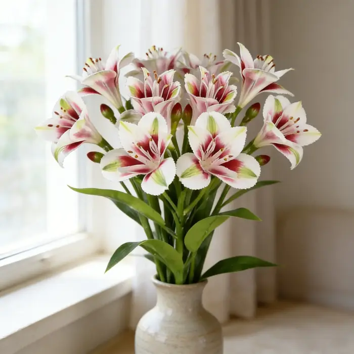 30In jonquille fleurs artificielles trompette fleur Faux Arrangement