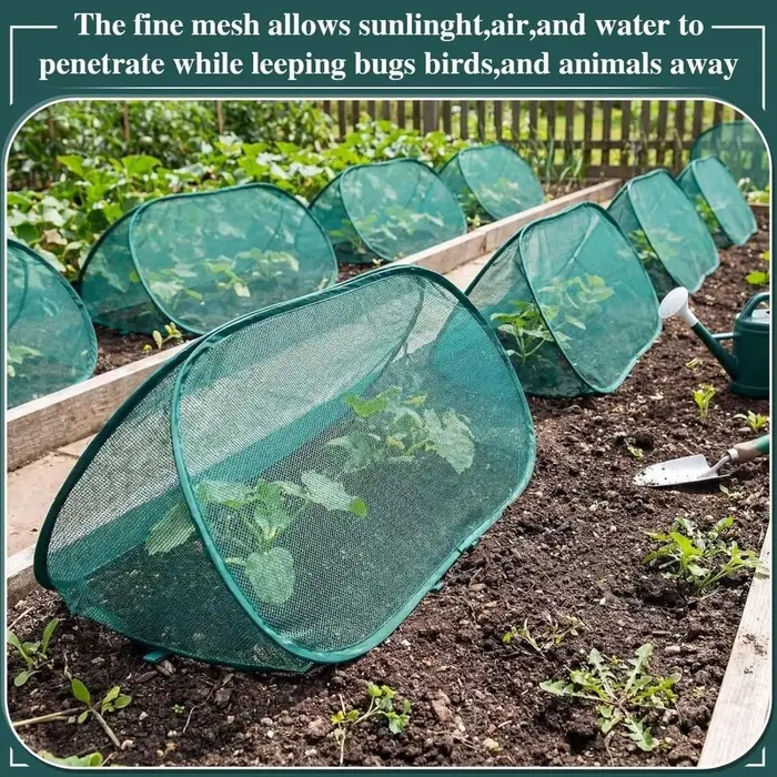Filet de protection pliable pour plantes