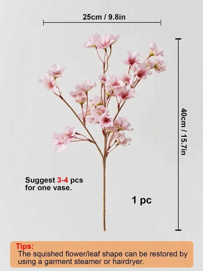 2 Bouquets de fleurs artificielles