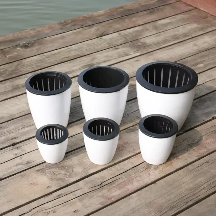 Pot de fleur paresseux, plante à arrosage automatique, planteur pour plantation de fleurs sans sol, bonsaï de table, décoration de jardin pour la maison