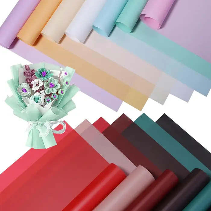 Papier d'emballage pour bouquets de fleurs