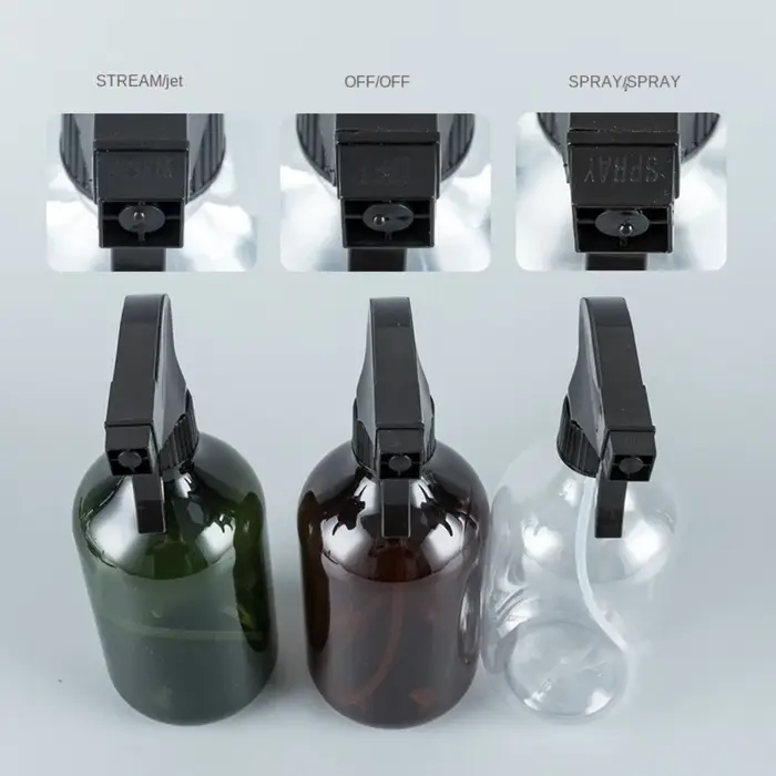 Bouteille de pulvérisation d'eau pour plantes en plastique sans BPA