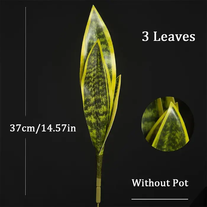 Plantes serpent artificielles Sansevieria 32/37cm
