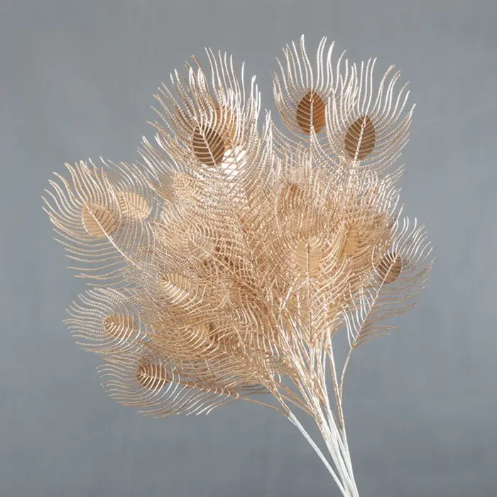Plantes Dorées Artificielles Cuir oral elu Érable