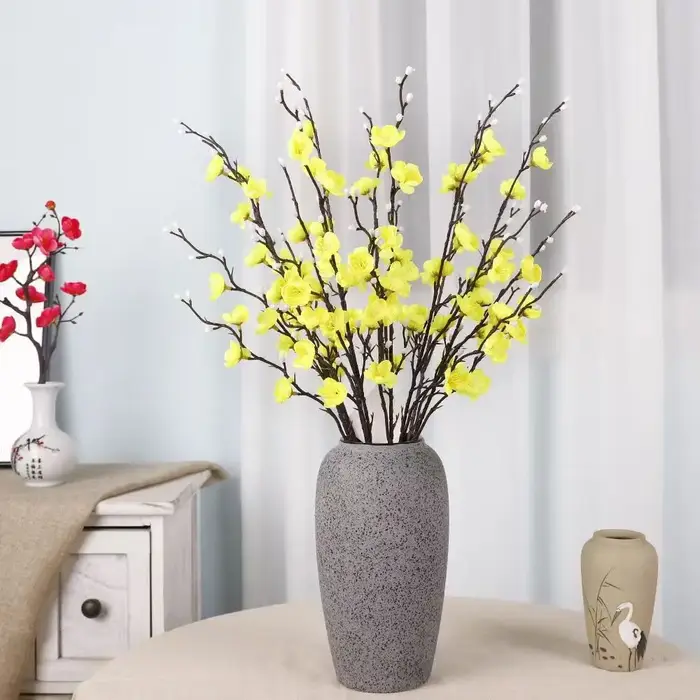Simulation de fleurs en soie