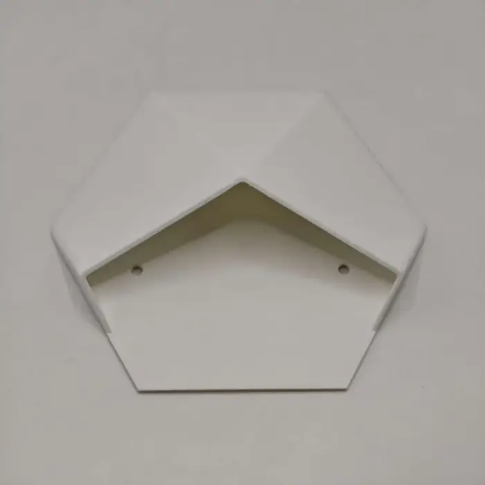 Pot de fleurs hexagonal géométrique de style moderne
