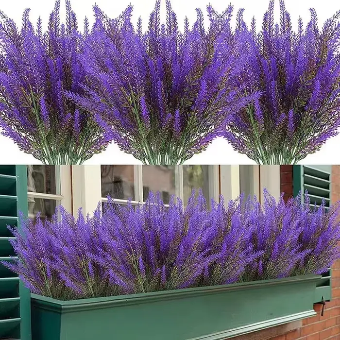 Fleurs artificielles en plastique de lavande provençale