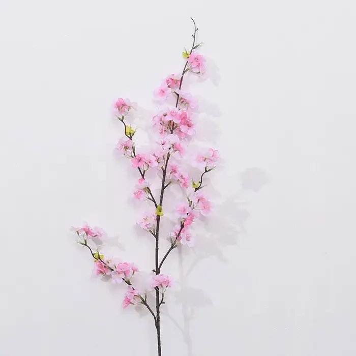 Branches de fleurs de cerisier artificielles effet soie
