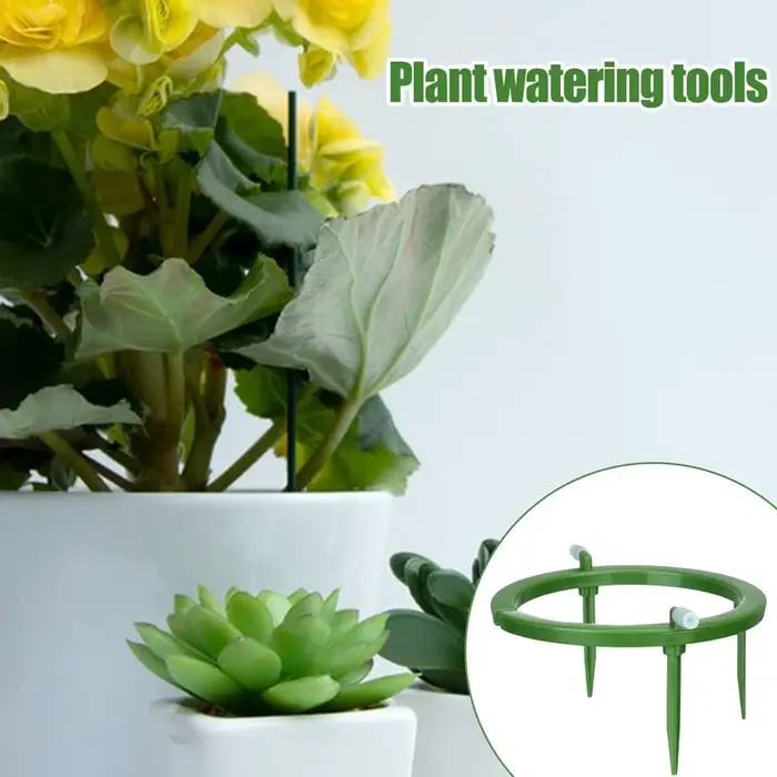 Système d'Arrosage Goutte à Goutte avec Support pour Plantes de Jardin
