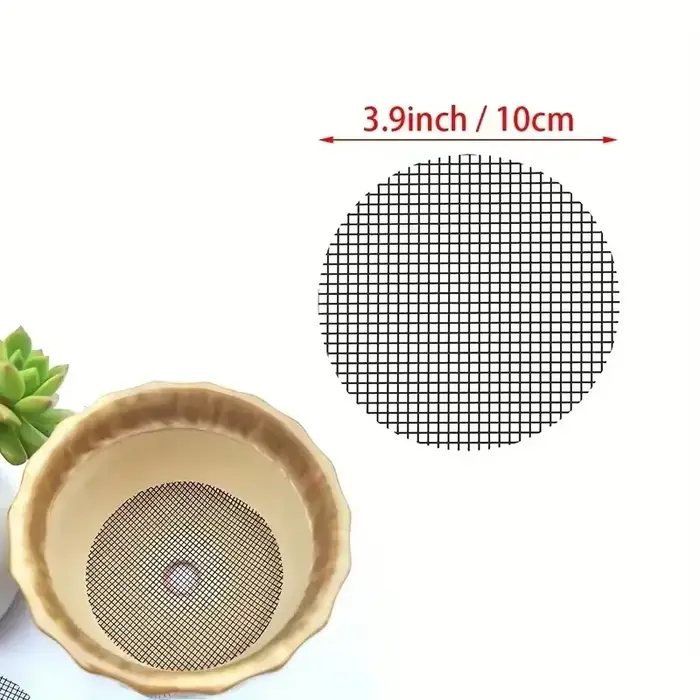 Tapis d'écran de trou de Pot de 50 pièces
