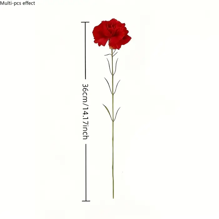 Fleurs de carnations synthétiques