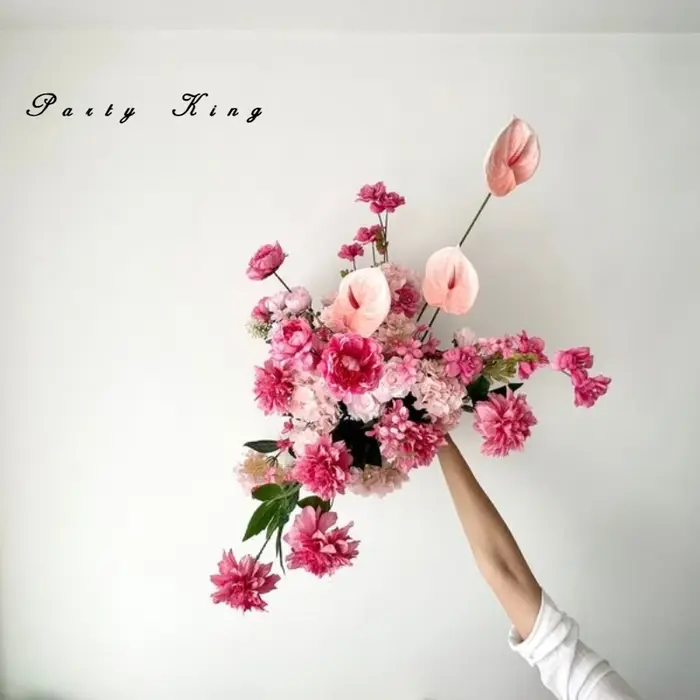 Guirlande de fleurs artificielles pour mariage