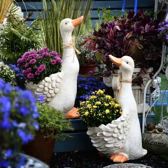 Pot de fleur en forme d'animal mignon