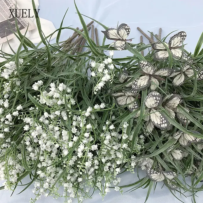 Feuille de plante verte artificielle