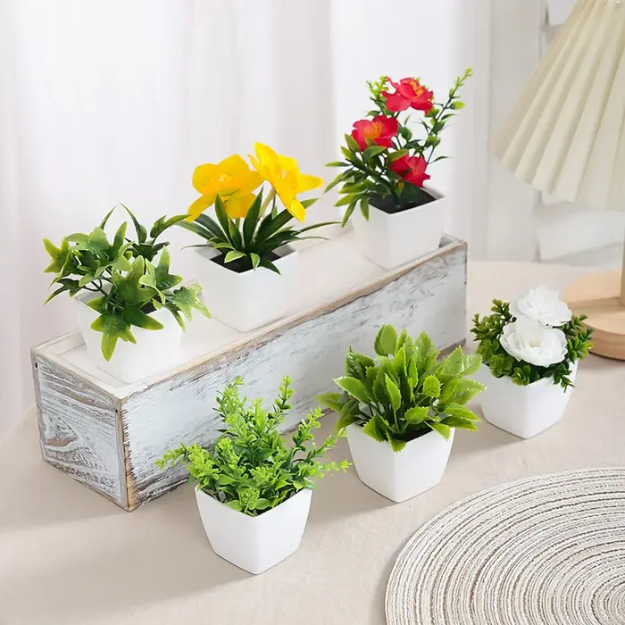 1 ensemble de plantes de Simulation en pot