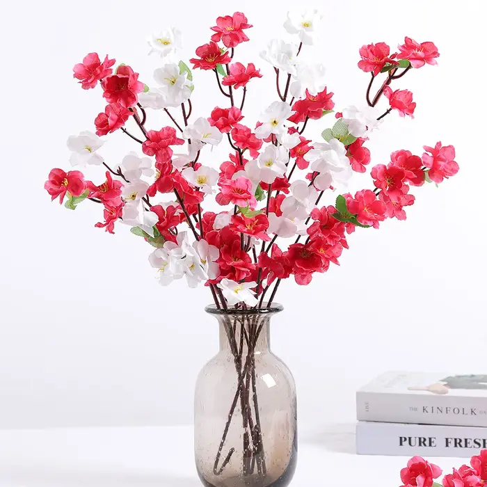 Bouquet de fleurs artificielles en soie