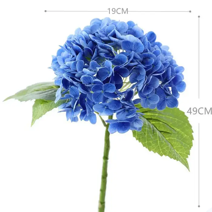 Hortensia Artificiel en Latex au Toucher Réel