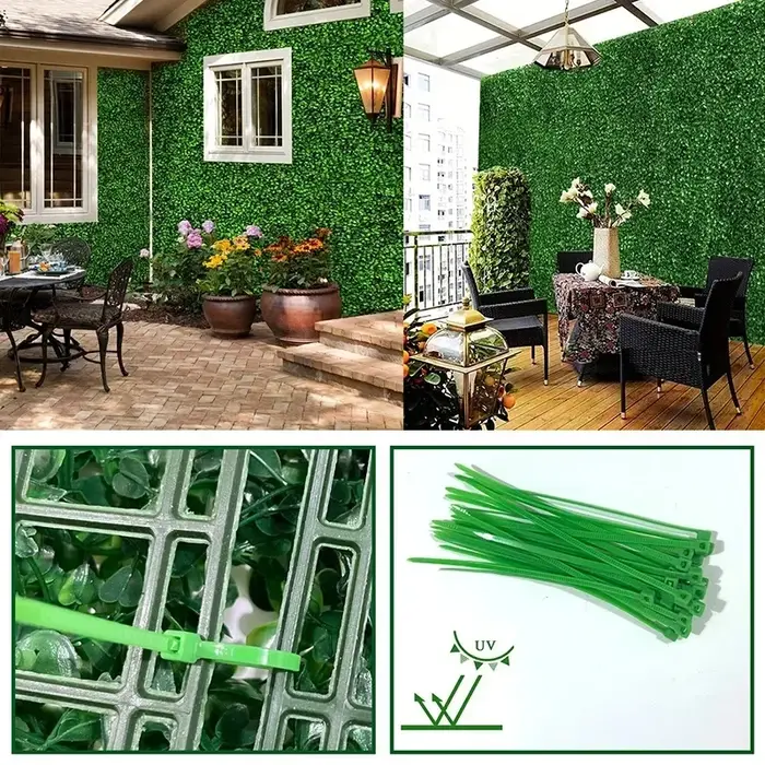 Panneau mural de plantes artificielles