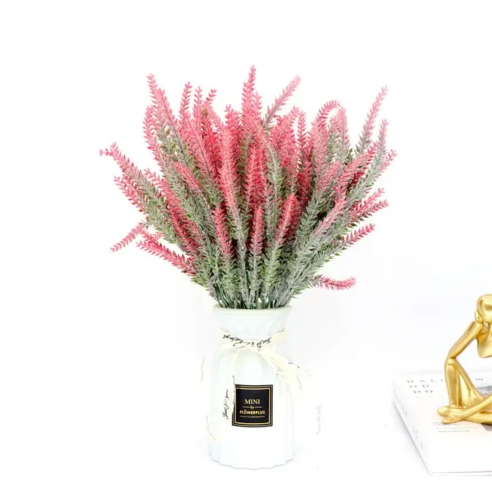Bouquet de fleurs artificielles en plastique de lavande