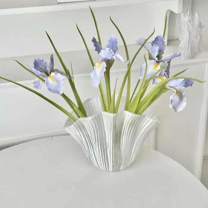 Décoration florale : Bouquet de 26 iris artificiels