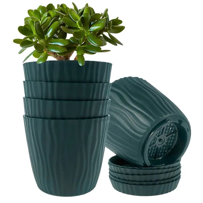 Ensemble de pots de fleurs polyvalents épais