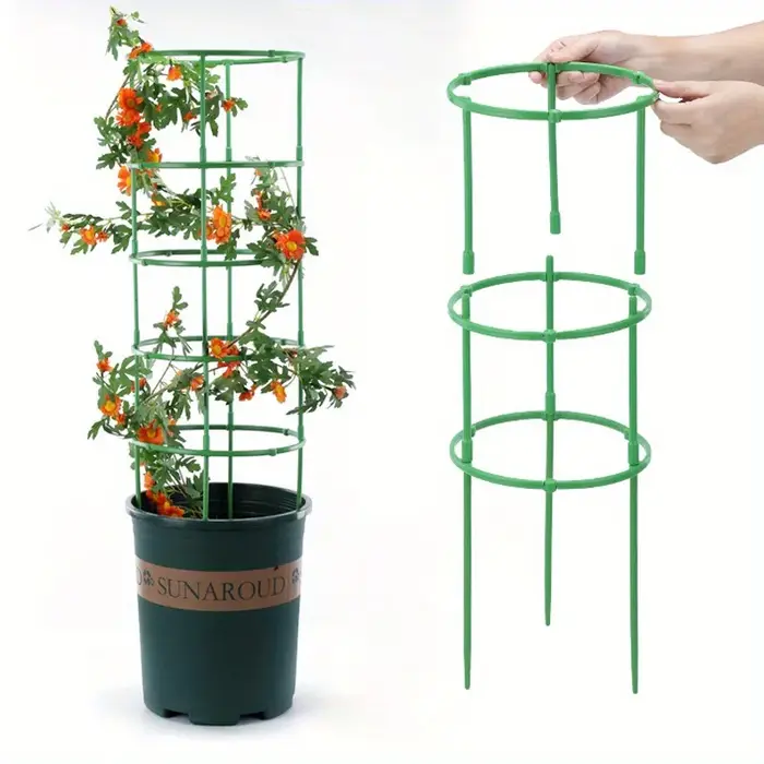 Support de plante en treillis pour le jardin