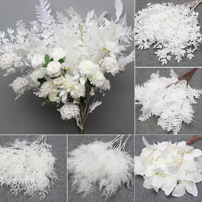 Fleurs artificielles pour décor de mariage
