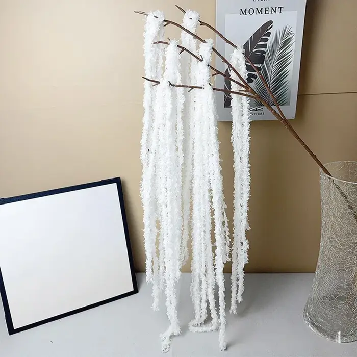 Beau cadeau multicolore Amaranthus artificiel suspendu plante fil ornement