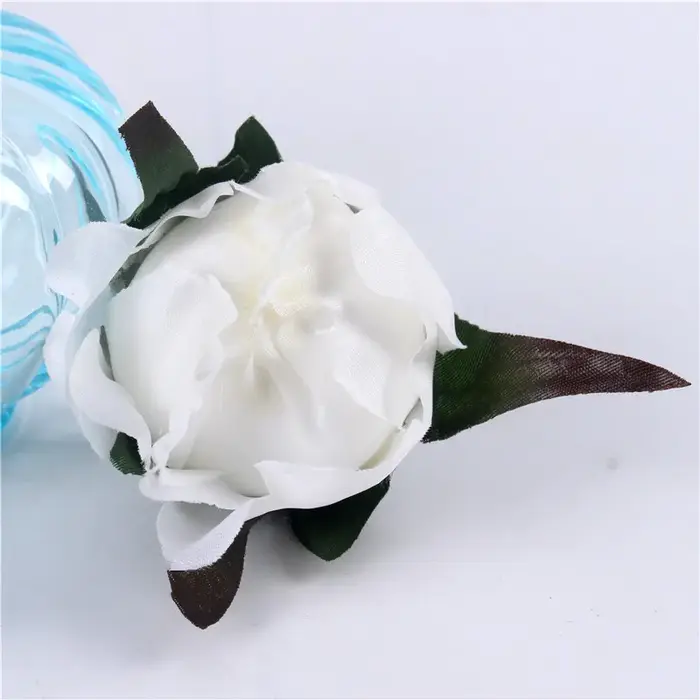 Grandes têtes de fleurs de pivoine, plomb de route de bricolage, arrangement de fleurs de mariage, f