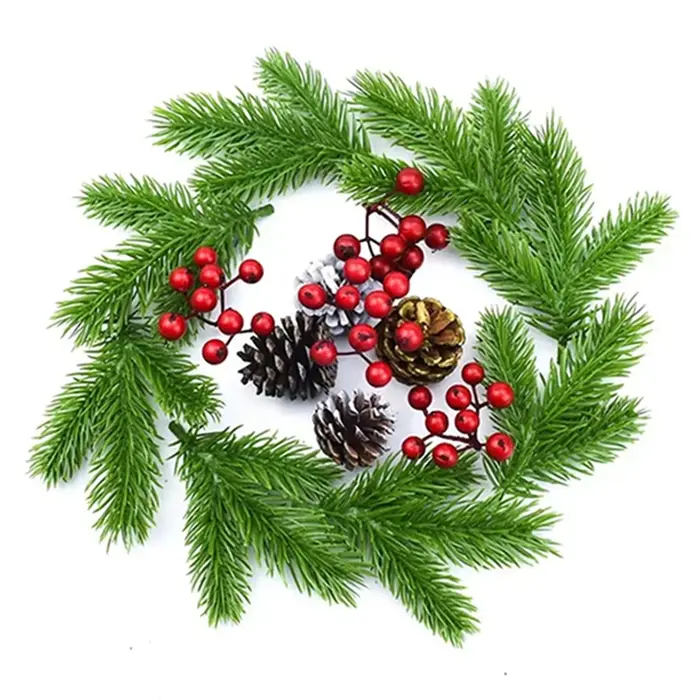 Plante artificielle pomme de pin Accueil Salon De Mariage Arbre De Noël Halloween En Plein Air Jardin Décor Mariée Couronne Accessoire Artistique