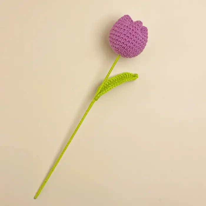 Bouquet de fleurs de tulipe, lavande, Rose, fil artificiel, décoration créative pour la maison, prod
