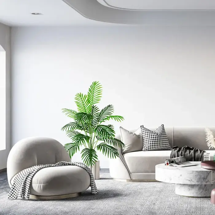 Palmier Areca artificiel réaliste de 68-121 cm