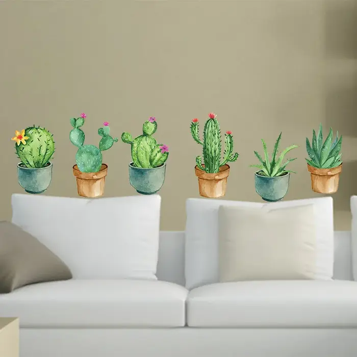 Ensemble de pots de fleurs en Pot de Cactus